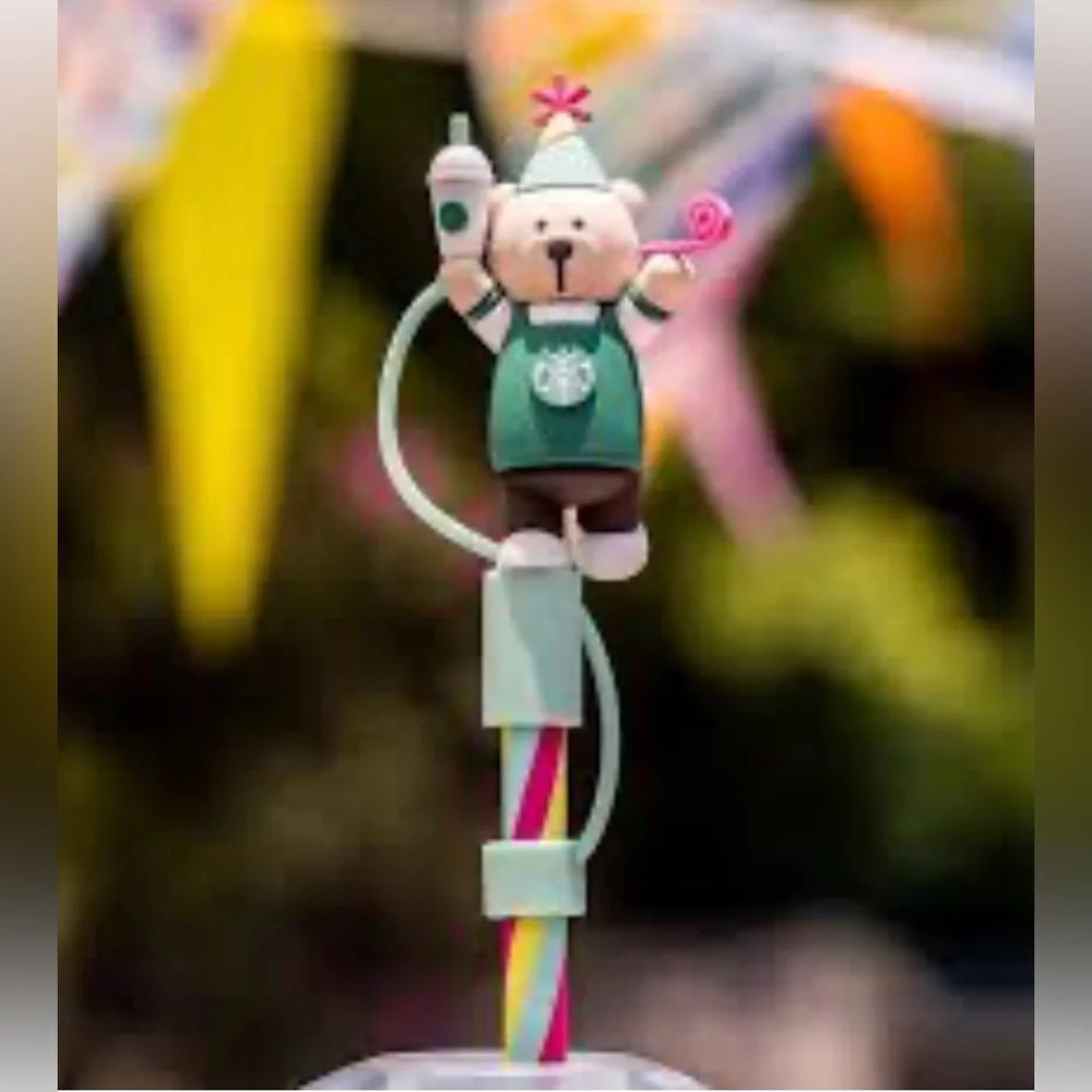 Starbucks Bearista Celebration Collection 2025 Straw Topper Mexico exclusive - Picture 2 of 5
